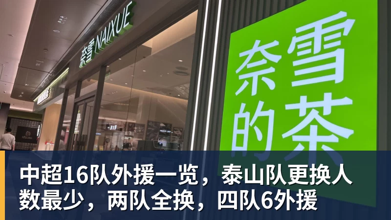 开运体育中超16队外援一览，泰山队更换人数最少，两队全换，四队6外援